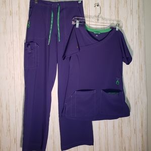 Carhartt Purple Scrubs